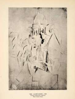 1940 Print Pablo Picasso Sacre Coeur Basilica Paris Church Abstract 