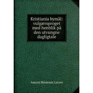   henblik pÃ¥ den utvungne dagligtale Amund Bredesen Larsen Books