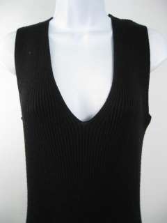 GISPA Black Sleeveless Mid Calf Length Dress Size M  