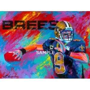 Brees   Standard Giclee on Canvas   24 x 18, 300 piece edition   NFL 