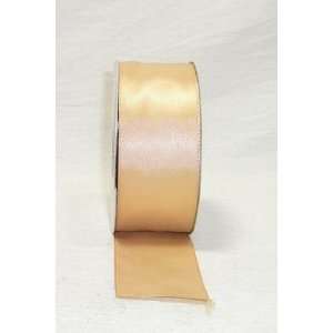  5/8 By 100yd Double Face Satin Ribbon SOFT GOLD 