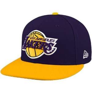  New Era Los Angeles Lakers Purple Gold 59FIFTY Primary 
