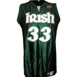   Game Used Green Irish Jersey AF Size L Sports Collectibles