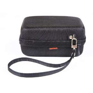 Navitech Black Sleek Premium Water Resistant Shock Absorbent Carry Bag 