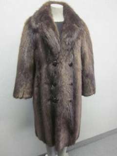 Mens Sz 38 Beaver Fur Coat Jacket MINT  