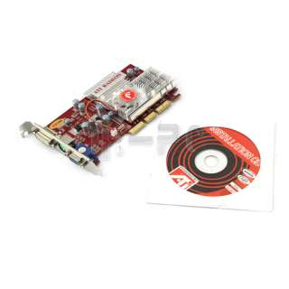 NEW For ATI 9250 256MB 256 MB AGP Video Graphics Card  