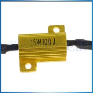 25W 10ohm Load Resistor for Car Turn Signal LED Bulb  