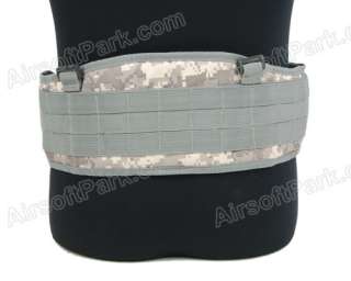 Molle Tactical Combat Outer Waist Padded Belt   ACU  