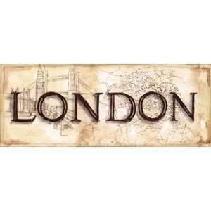  Ann Brodhead London 20.00 x 8.00 Poster Print