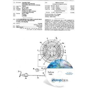 NEW Patent CD for ACCELEROMETER FOR VEHICULAR ANTI SKID SYSTEM WITH 