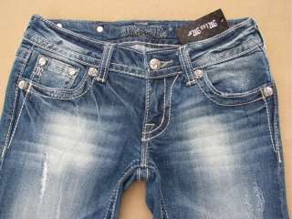   Miss Me Jeans Style # JP5335P6 Capri Lowrise Stretch Size 27  