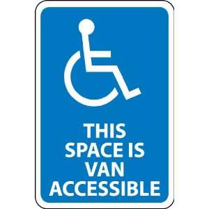  SIGNS THIS SPACE IS VAN ACCESSIBLE