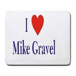  I love/Heart Mike Gravel Mousepad
