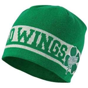 NHL Old Time Hockey Detroit Red Wings St. Patricks Day Delany Knit 