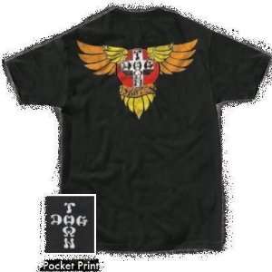  Dog Town S s Wings Black Xl   VK2SSDOWIB4 Health 