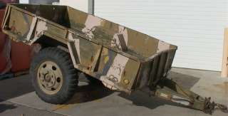 Heavy Duty Single Axle Military Trailer 7250# capacit  