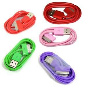  Bbqbuy 5 Pcs 2m 4ft Usb Date Sync Charger Cable Cord for 
