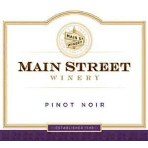  2009 Main Street Pinot Noir 750ml Grocery & Gourmet Food