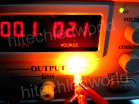 30p 0.5W 5 Chips 8mm StrawHat Orange LED 95,000mcd  