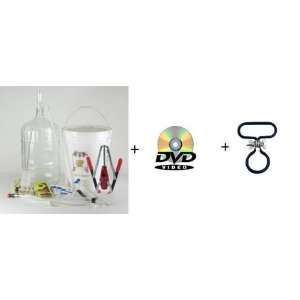 Deluxe Wine Making Kit with Guide to Home Wine Making Instructional 