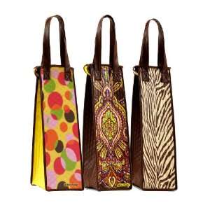  Insulated Wine Gift Bags   (Set of 3 Single) Kitchen 