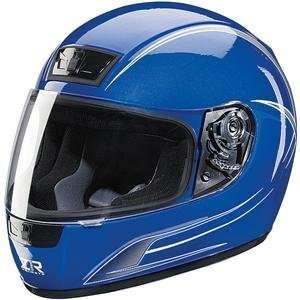  Z1R Phantom Warrior Helmet   Medium/Blue Automotive