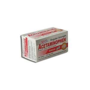  Acetaminophen Reg Strength 100 Tabs Health & Personal 