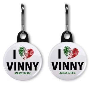  I Heart Vinny Jersey Shore Slang Fan 2 Pack of 1 inch 
