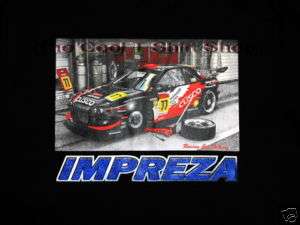 New Subaru Impreza WRX STI WRC Sport Racing Te Shirt~XL  