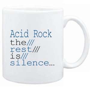 Mug White  Acid Rock the rest is silence  Music  