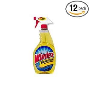 Windex Cleaner Window Trigger, Anti Bacterial, 26 Ounce Bottles (Pack 