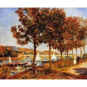 Oil Painting The Bridge at Argenteuil in Autumn Pierre 