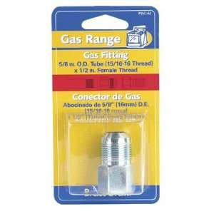  Gas Flare Fitting, 5/8 OD x 1/2 FIP Patio, Lawn 