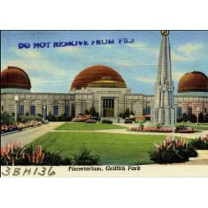   CA   Planetarium, Griffith Park. 3BH136 1940 1949
