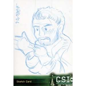 CSI Crime Scene Investigation Series 3   Amy Pronovost Sketch Card of 