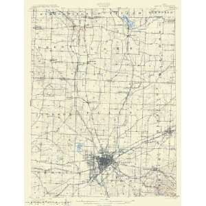  USGS TOPO MAP CANTON QUAD OHIO (OH/STARK CO.) 1903