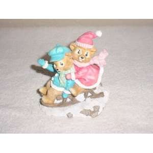  Bear Seasons Sleigh Ride Snuggle Figurine 