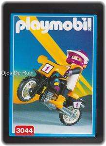 PLAYMOBIL 3044 Racing Crossmotor Crossmotorrad 1999  