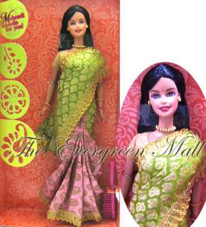   Barbie in India Saree Dolls of the world 2011 model Mattel  