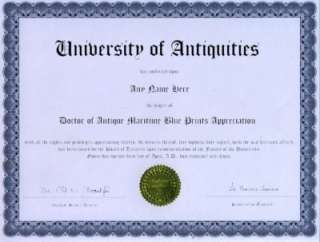 This diploma is a great gift for the antiquities lover in your life.