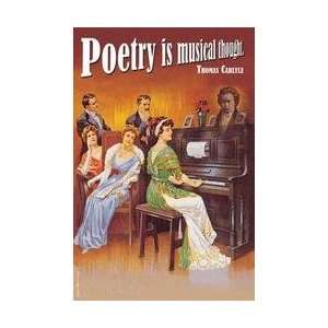  Poetry if Musical Thought 28x42 Giclee on Canvas