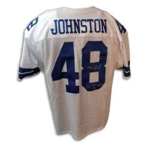 Daryl Johnston Autographed/Hand Signed Custom White Jersey
