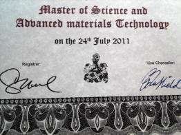 Novelty A4University Degree Certificate (The Real Deal)  