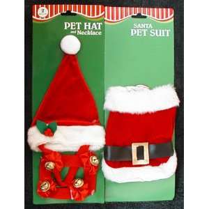  Santa Claus Pet Suit for Small to Medium Cat or Dog 