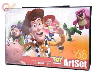 Disney Toy Story Art Drawing Set Painting Box  68pc  