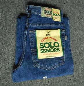 Solo Semore Jeans Made in USA   32 inch inseam  