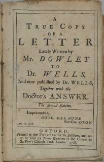 late C.17th Early C.18th Religious Pamphlets Comber Leslie Wells 
