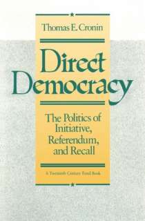   Democracy by Thomas E. Cronin, iUniverse, Incorporated  Paperback