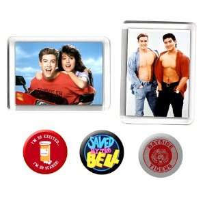  SAVED BY THE BELL Button and Magnet Gift Set Everything 