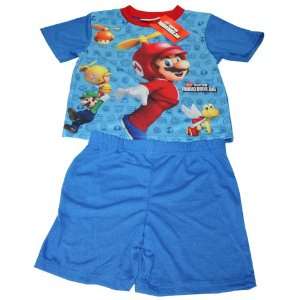 Mario Kart Wii Super Mario Toddler T shirt & Pants Set Sleepwear Set 